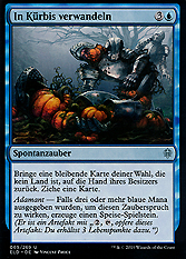 In Kürbis verwandeln