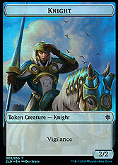 Knight Token (W 2/2 Vigilance) // Food Token