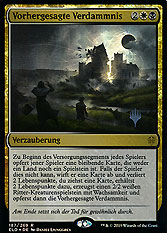 Vorhergesagte Verdammnis