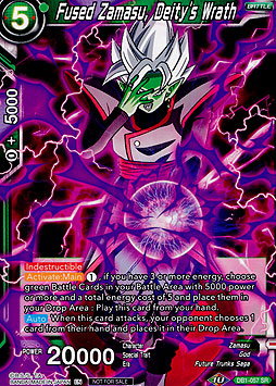 Fused Zamasu, Deity´s Wrath 
