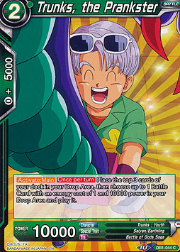 Trunks, the Prankster 