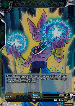 Godly Destruction Beerus 