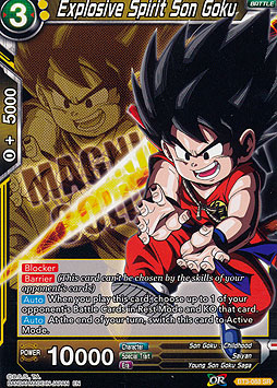 Explosive Spirit Son Goku