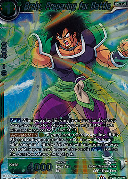 Broly, Preparing for Battle 