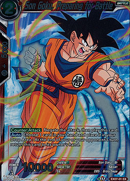 Son Goku, Preparing for Battle 
