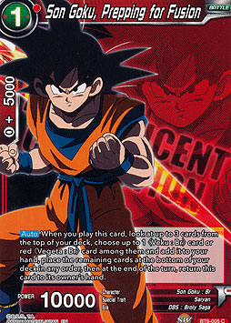 Son Goku, Prepping for Fusion