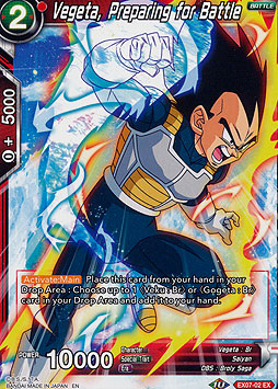 Vegeta, Preparing for Battle 