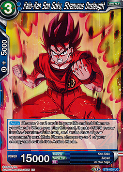 Kaio-Ken Son Goku, Strenuous Onslaught 