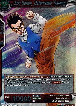 Son Gohan, Determined Training 