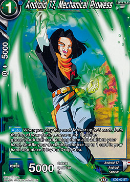 Android 17, Mechanical Prowess 