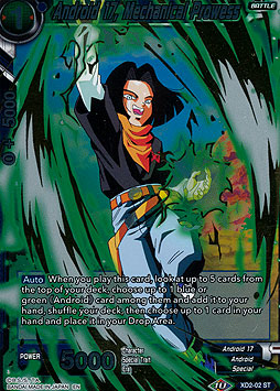 Android 17, Mechanical Prowess 