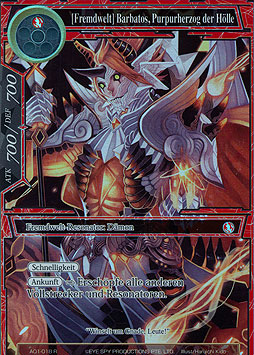 Barbatos, Purpurherzog der Hölle