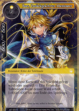 Bors, Zurückgekehrter Abenteurer