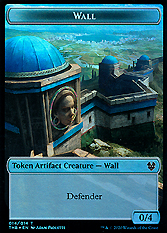 Wall Token (Artifact 0/4) // Satyr Token (Red 1/1) 