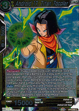 Android 17, Titan Toppler