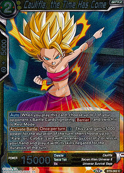 Caulifla, the Time Has Come