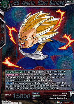 SS Vegeta, Blast Barrage