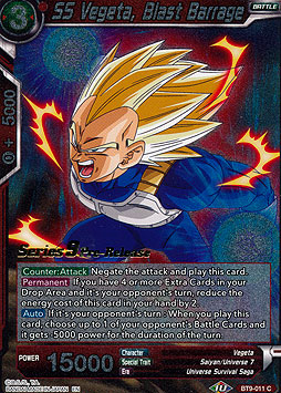 SS Vegeta, Blast Barrage