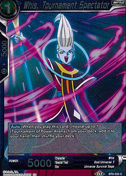 Whis, Tournament Spectator 