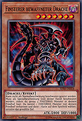 Finsterer bewaffneter Drache