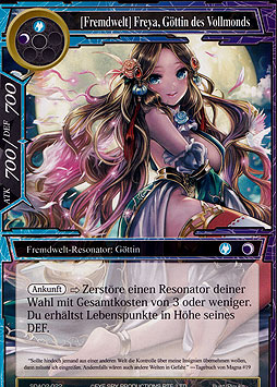 Freya, Göttin des Vollmonds