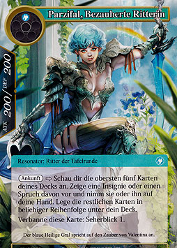 Parzifal, Bezauberte Ritterin