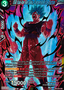 SSB Kaio-Ken Son Goku, Concentrated Destruction