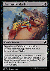 Überraschender Biss 