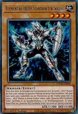 Elementar-Held Standhafter Soldat
