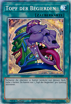 Yu-Gi-Oh Topf Der Gier MP25 Starlight Rare - Boosterfrische Sammelkarte Deutsch