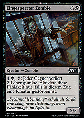 Eingesperrter Zombie