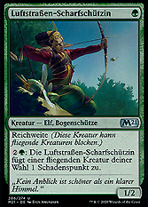 Luftstraßen-Scharfschützin