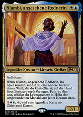 Niambi, angesehene Rednerin