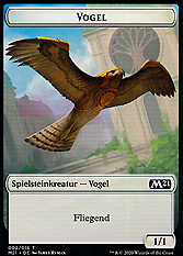 Vogel Spielmarke