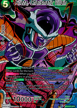 Frieza, Charismatic Villain