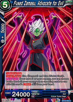 Fused Zamasu, Advocate for Evil