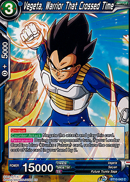 Vegeta, Warrior That Crossed Time