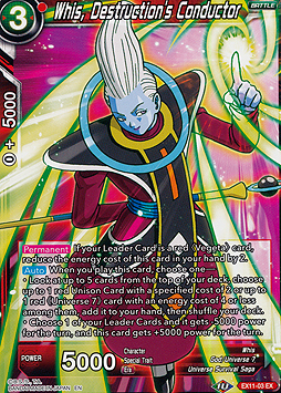 Whis, Destruction