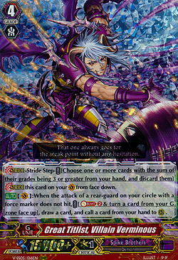 Great Titlist, Villain Verminous