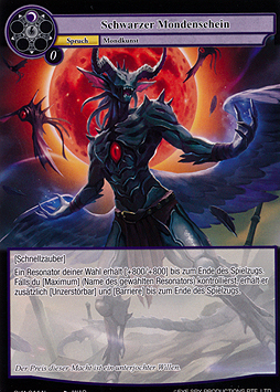 Schwarzer Mondenschein