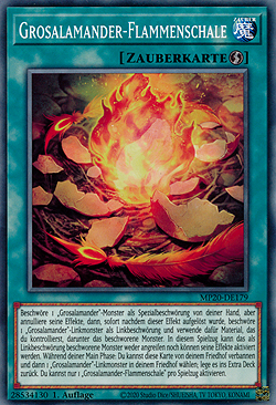 Grosalamander-Flammenschale 