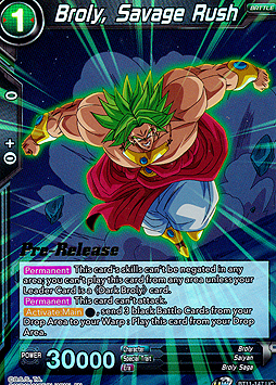 Broly, Savage Rush