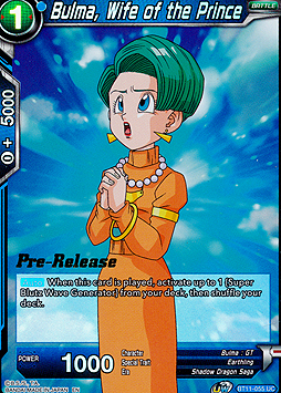 Bulma, Wife of the Prince