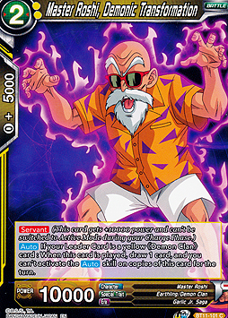 Master Roshi, Demonic Transformation