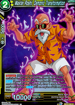 Master Roshi, Demonic Transformation