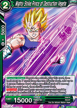 Mighty Strike Prince of Destruction Vegeta