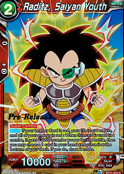 Raditz, Saiyan Youth
