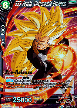 SS3 Vegeta, Unstoppable Evolution