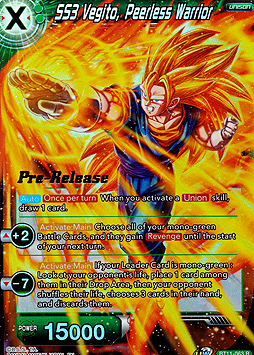 SS3 Vegito, Peerless Warrior