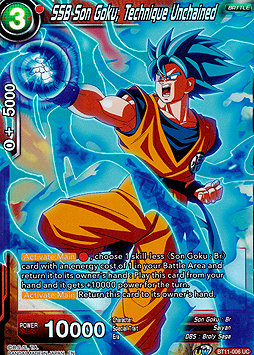 SSB Son Goku, Technique Unchained